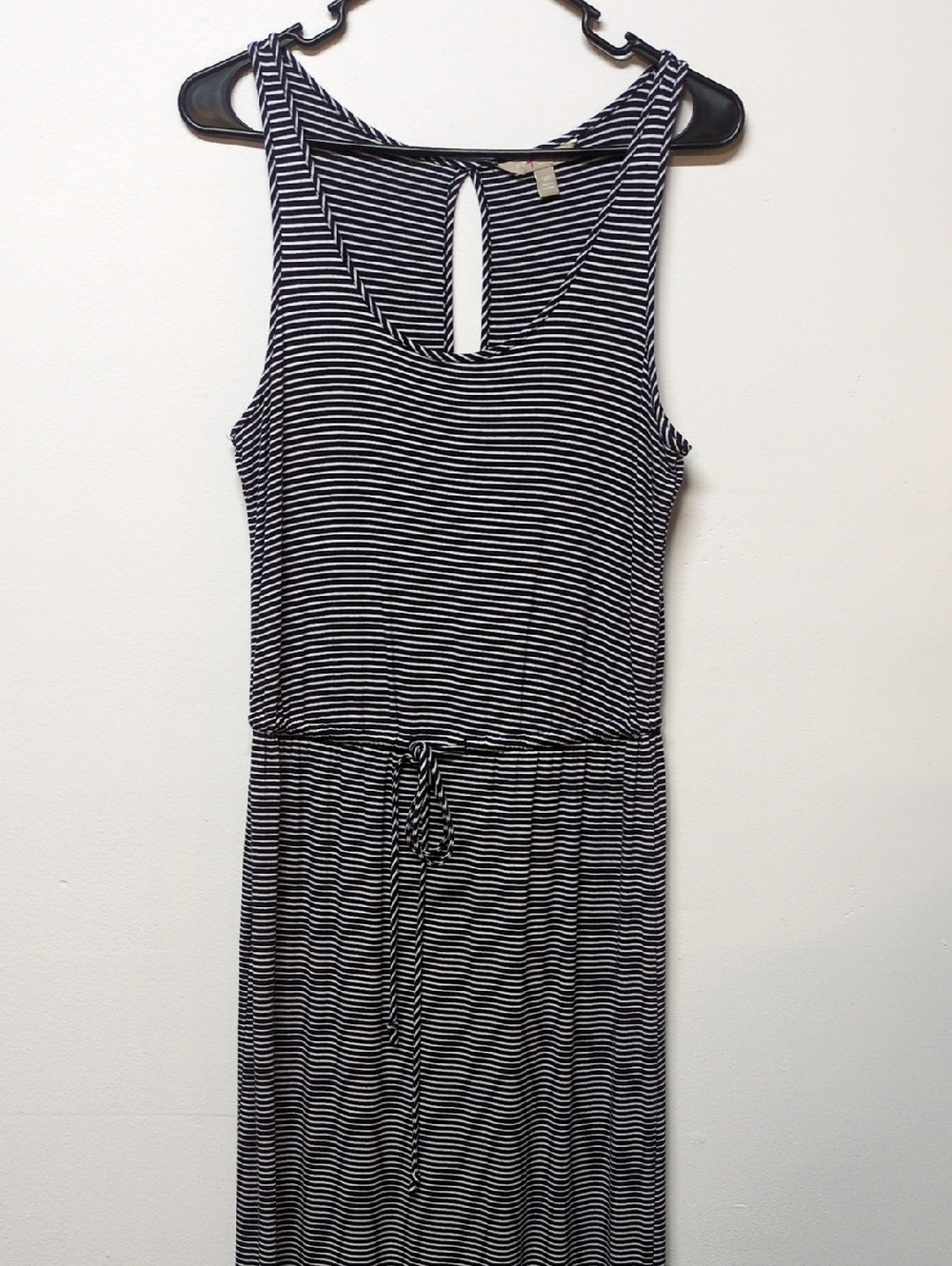Banana Republic Navy/White Stripe Maxi Dress, Size XS